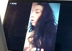 Curvy Spanish BBW Leyva Hot teases on webcam while being recorded