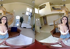 Babysitter in your Bathroom - Teen Babysitter Fucked POV