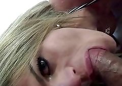 Tender anal action from a horny young stunner shemale cutie