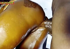 I hope that babe won't get preggy as I cum inside her snatch