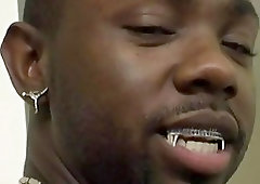 White guy gets pounded by this powerful black pole