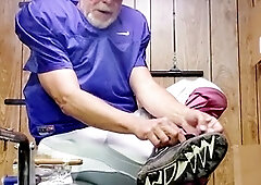 Football coach gets propositioned to join a steamy movie project