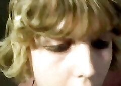 19yo american blonde tgirl toying ass online