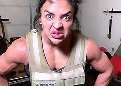 Chubby Brunette Big Boobs Dildo Masturbation