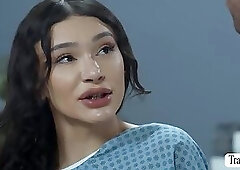 Slut TS patient Andylynn Payne analed by her Doctor
