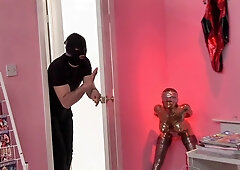 Marvelous maid fucked hard by masked dude