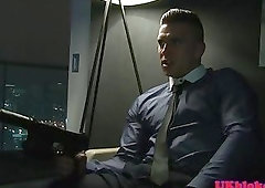 Hardfucked euro stud takes it from behind