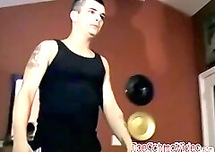 Gorgeous stud Gage Winchester loves busting his balls