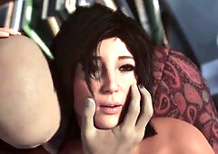 Hawt cg gal desire oral-job and creampie - hq animated sex