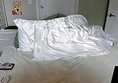 Shemale tranny enjoying solo masturbation