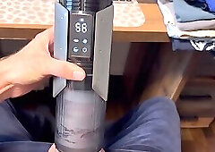 More important things to do during home office: playing with my big uncut cock vacuum pump