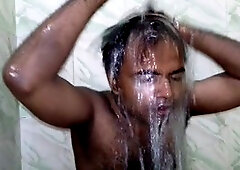 Young Asian and Arab men indulge in steamy bathroom gay sex