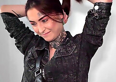 inked eurobabe banged from behind for cash after sucking