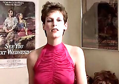 1983. Actress. Playgirl. Large natural tits. Brunette Hair. Caucasian. Celebrity. High heels. Sexy. Jamie Lee Curtis. Teats. Naked. Pants. Consummate 