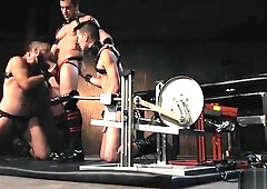 Cocksucking twink rimmed on his office desk