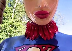 two women fetish latex asslicking and anal mff