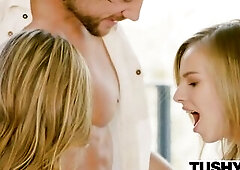 When Jean arrives, this guy knows that smth is going on, and when that guy sees Jillian and Anya, this guy cant make no doubt of his eyes and his luck