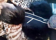 Hawt Oriental Sissy T-gal Ladyboy Posing in the Car