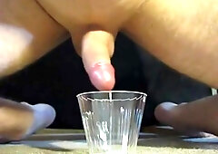 Long Prostate Milking Session Into Cup 5