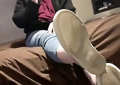 Smokin' during the time that u have a fun my feet