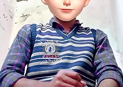 nineteen yo doing hand-job with his monstrous sausage