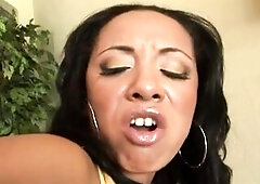 Black eighteen year old wench gets her snatch gaped open for the 1st time