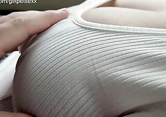 Large Titties Playgirl Riding on My Penis in the Car