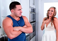 Sensual kinky angel Tucker Stevens is enjoying intensive dick riding