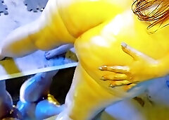 Fetish threesome hardcore with big ass BBW ladies - fat asses