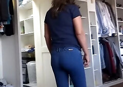 I have a fun stroking whilst my ally's mother shows off and caresses her