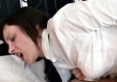 German student facialized