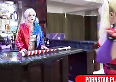 TS Angel Autumn Rides Golden-haired Floozy Rain Leya Falcon's Biggest Sex-toy!