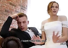 Hunt4k. lovely teen bride gets banged for money in front of her groom