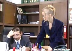 The Hot Secretary Dora Venter Gives Her Boss a Handjob and a Blowjob - Private Porn Sex Videos