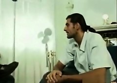 Busty blonde gets nailed by two cocks