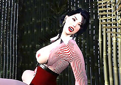 Busty brunette housewife gets fucked hard by stranger outdoors