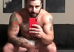 Talking dirty then jerking off