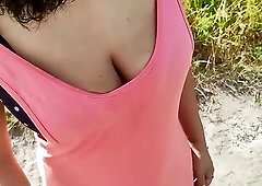 Hand Job At The Beach Public Nudity Couple