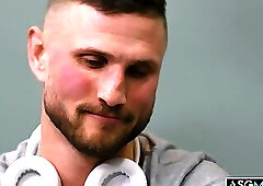 WHAAAATF!!! They are DOUBLE ANAL fucking him! Double fuck that bottom pig!