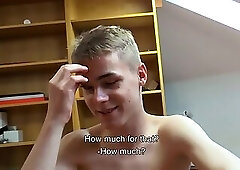 Muscle Czech dude first time anal sex