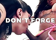 Hot Busty Cis Babe DP'd And Gaped By Big Dick Trans And Cis Man