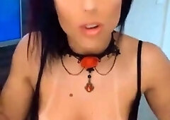 Ana Lopes Lewd Black Lingerie Dance Video