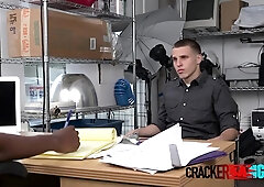 Stud Jock Is Coerced By Horny Director Into Taking His Big Black Cock