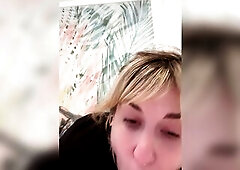 Tattooed chick masturbating