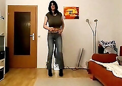 sandralein with Monster tits Dance and smoking