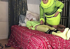 Restrain bondage, fur