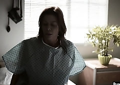Scared insane MILF patient got banged in a hospital