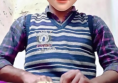 nineteen yo doing hand-job with his monstrous sausage