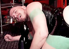 Hooded Dude Splits Open Axel Abysse With Knuckle And Super-naughty Fucktoys