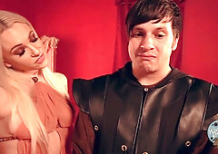 Skinny Dahlia and Bailey share a tender moment with Anthony in an intimate roleplay